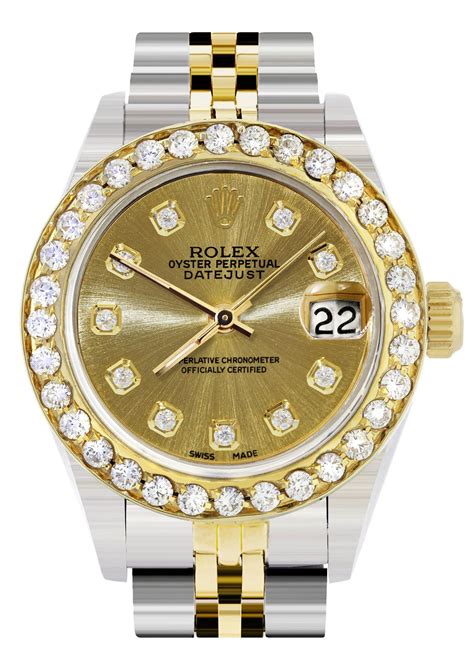 diamond encrusted rolex women& 39|used Rolex diamond bezels.